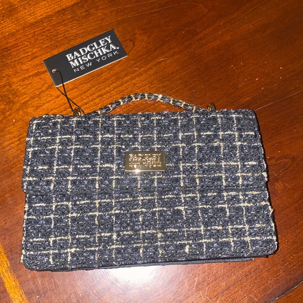 Tweed Badgley Mischka Bag / Purse
